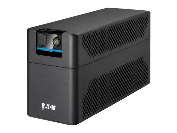 5E900UF Záložní zdroj UPS 5E G2, 900VA/480W, USB, černý, tower model, 2×UTE, bez ventilátoru