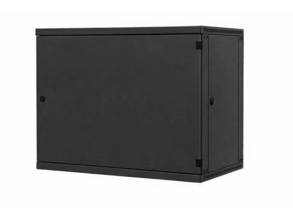 RUN-15-60/60-M-H Nástěnný rozvaděč, 19", v. 15U (758mm), h. 600mm, š. 600mm, PREMIUM, černý