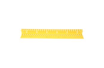 FRHD2KTYL Vyvazovací žlab s víkem, vertikální, FiberRunner 2"x2" (d. 1828mm, 51x51mm), žlutý (6)