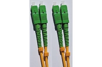 SC/A-SC/A-1-SDL optický propojovací kabel SC/APC-SC/APC duplex SM9/125um 1m