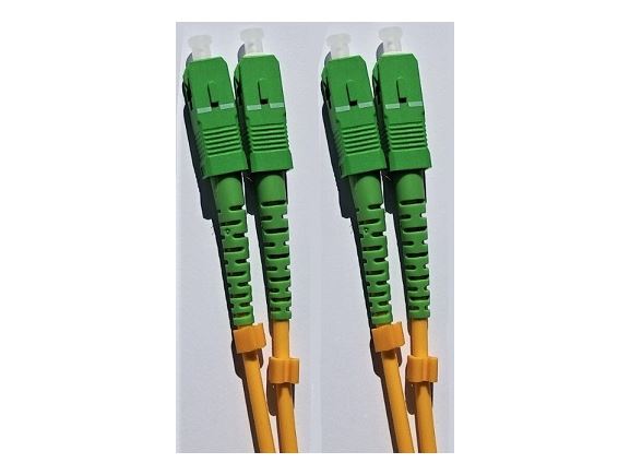 SC/A-SC/A-1-SDL optický propojovací kabel SC/APC-SC/APC duplex SM9/125um 1m
