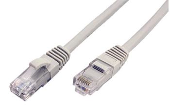Value 21.99.0871 propojovací kabel RJ45/RJ45, UTP, 1m, kat. 6A, PVC, šedý