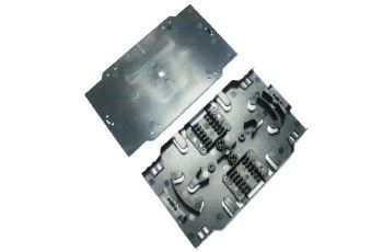 KFM-01 Malá kazeta na sváry, 155x92x8mm, držáky pro 12 smršťovacích ochran, víčko, bílá