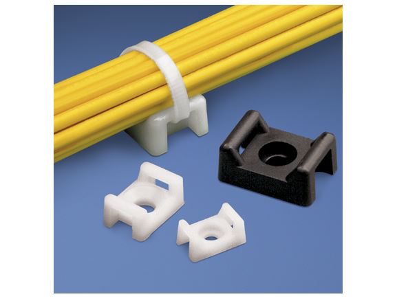 TM2S8-C0 kabelová příchytka, nylon 6.6, UV stabilní - venkovní, černá, bal. 100 kusů