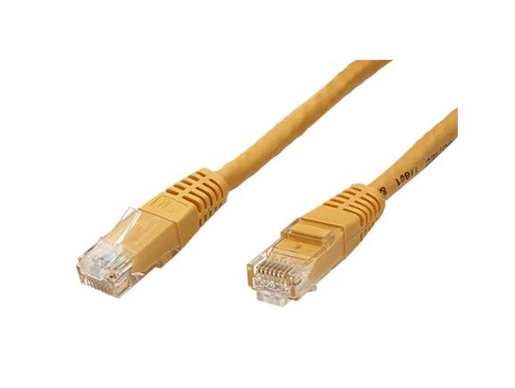 21.99.1582 propojovací kabel RJ45/RJ45, U/UTP, 10m, kat. 6, CCA, PVC, žlutý