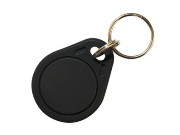 XtendLan DPA-ID-TEAR1-BK-N identifikační klíčenka k dveřním stanicím, RFID 125kHz,  s číslem, černá