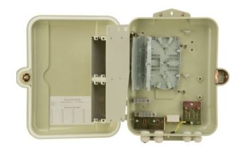 PANDUIT FPONE3 nástěnný box pro PON sítě, max 32 SC adapterů, 400x300x110mm, světle šedý