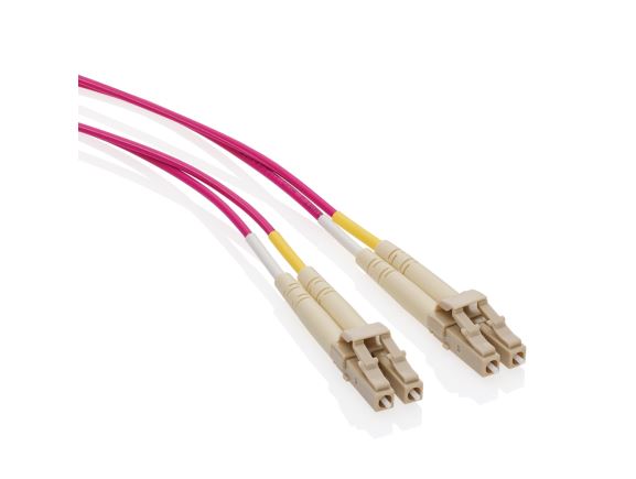LC-LC-1-M54DL optický propojovací kabel LC-LC duplex MM 50/125um OM4 1m