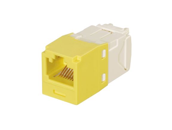 CJK688TGYL Klíčovaný modul MINI-COM TX PLUS UTP, RJ45, kat. 6, žlutý