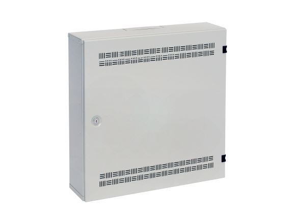 LC-18-55-15-G Rozvaděč SOHO LC-18 s lištami 2U, 4U a 11U, 550x550x150mm, šedý