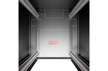 RI7-21-60/60-H Stojanový rozvaděč, 19", v. 21U (1044mm), h. 600mm, š. 600mm, iSEVEN, černý (4)