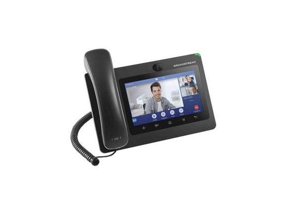 GXV3370 VoIP videotelefon, 16xSIP účet, HD audio, 2xGLAN, POE, WIFI, LCD 7", 1MP kamera, BT