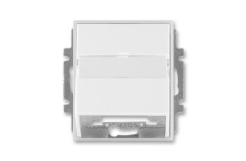 ABB 5014E-A00100 01 kryt zásuvky Time/Element pro nosné masky, bílá/ledová bílá