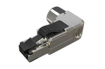 SXRJ45-6A-STP-BK-SA-U Konektor 90° RJ45 pro vodiče AWG 26 - 23, kat. 6A, STP (4)