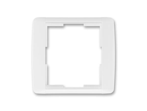 3901E-A00110 03 rámeček, jednonásobný, Element, bílá/bílá