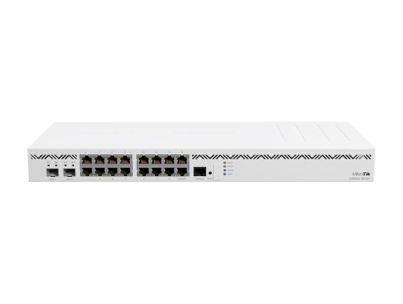 CCR2004-16G-2S+ Cloud core router, 16×GLAN, 2×SFP+, 1×konzolový RJ45