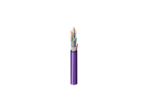 10GXE01.07500 kabel F/FTP, kat.6A, LSZH, Eca, cívka 500m, barva fialová
