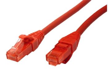 21.15.2511 Propojovací kabel RJ45/RJ45, U/UTP, 1m, kat. 6, LSOH, červený 21.15.2511 Propojovací kabel RJ45/RJ45, U/UTP, 1m, kat. 6, LSOH, červený