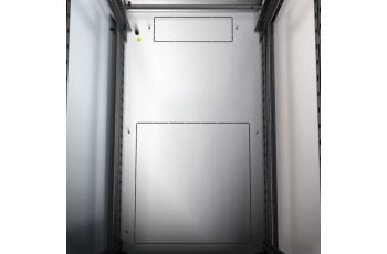 CONTEG RM7-DO-27/60-B přední dveře (sklo) + zadní panel, v.27U, š.600mm, RAL7035