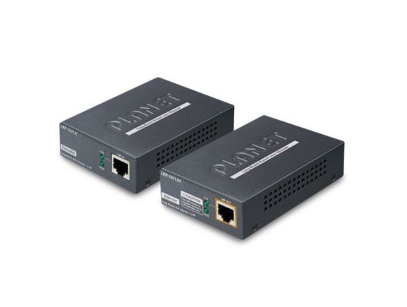 LRP-101U-KIT PoE extender kit, prodloužení 10/100Base-TX po UTP kabelu, dosah 500m, PoE