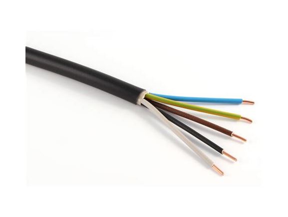 CYKY-J 5x2,5 instalační silový kabel, PVC, balení 100m