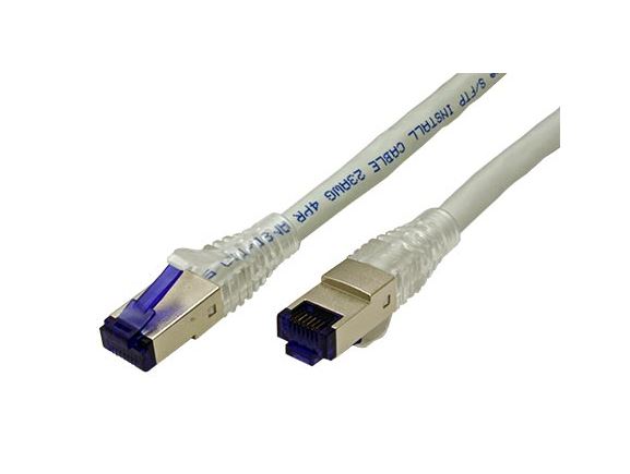 SFTP6A-70-GY propojovací kabel RJ45/RJ45, S/FTP, 70m, kat. 6A, LSOH, šedý