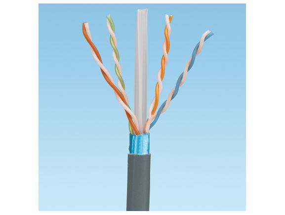 PFL6X04BU-CEG kabel F/UTP, kat. 6A, LSZH, Dca,s2,d2,a1, modrý, cívka 305m