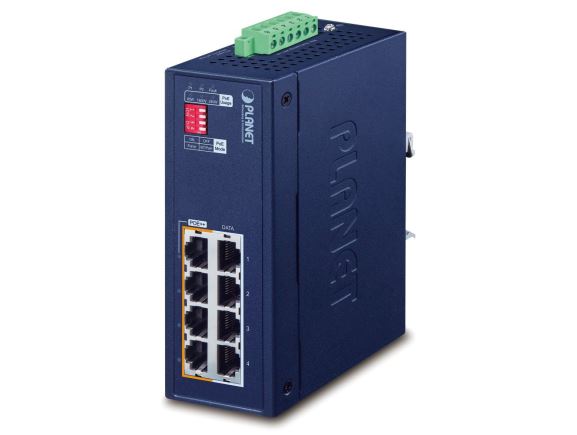 IPOE-470-12V Průmyslový PoE injektor, 4 porty (8×GbE), 240W