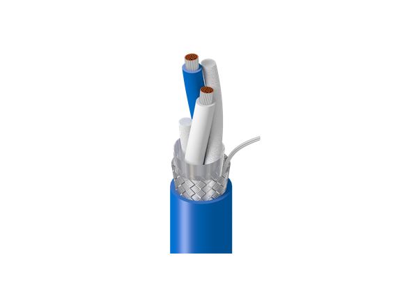 BELDEN 9463NH.00305 stíněný kabel, jeden pár, FRNC plášť, 20AWG, průmyslové provedení, cívka 305m, barva modrá