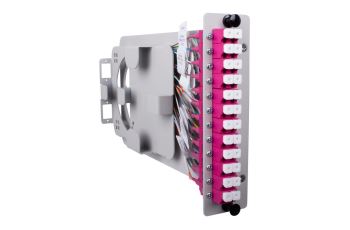 SR20-12LCD-OM4 Optická kazeta pro 19" šasi SR20-EMPTY, 12x LC/P duplex, 24 x pigtail OM4 G.651.1 (2)