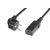 19.08.1552 kabel síťový 230V, 16A, vidlice Euro E/F(3.žil) -  IEC320-C19, 2m, černý