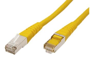 ROLINE SFTP6-3-YL propojovací kabel RJ45/RJ45, S/FTP,  3m, kat. 6, žlutý