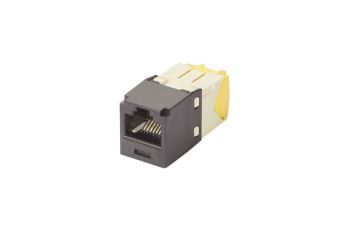 CJT5E88TGBL Modul MINI-COM TX UTP pro vodiče 28/30 AWG, RJ45, kat. 5E, černý CJT5E88TGBL Modul MINI-COM TX UTP pro vodiče 28/30 AWG, RJ45, kat. 5E, černý
