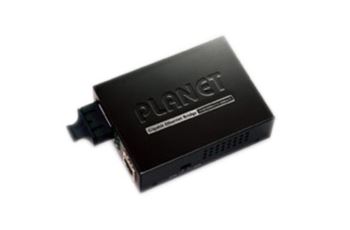 PLANET GT-802S konvertor 10/100/1000Base-T/1000Base-LX (SC, SM, 10km, 1310nm), černý
