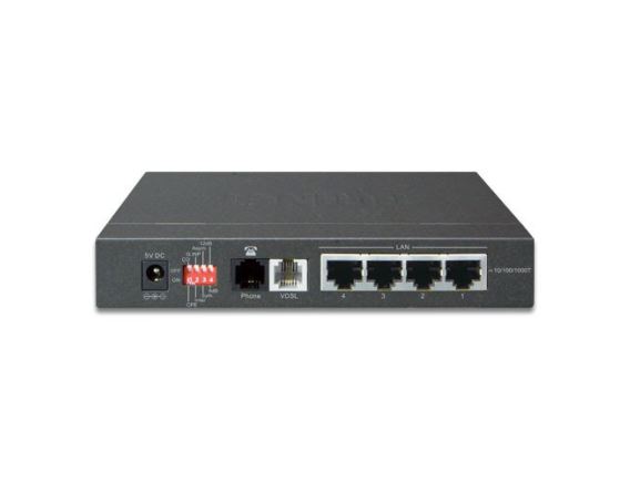 VC-234G Ethernet VDSL2 konvertor, 4x 1000Base-T, master/slave, profil 30a, G.993.5 Vectoring