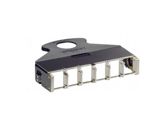 E2XHD-BRK kazeta pro 6 modulů stíněných nebo nestíněných QuickPort, do panelu e2XHD