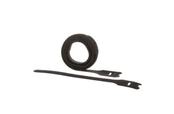HLT2I-M0 Suchý zip s očkem pro svazkování kabelů, 203x12,7mm, černý, bal. 1000 kusů (4)