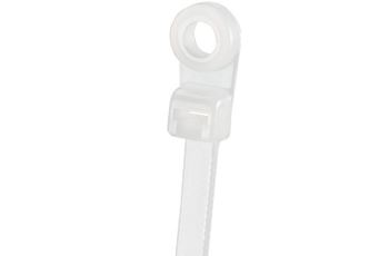 PLC1.5I-S8-M Vázací páska s otvorem pro šroub M4, 155x3.4mm, Nylon 6.6, vnitřní, natural, bal.1000ks PLC1.5I-S8-M Vázací páska s otvorem pro šroub M4, 155x3.4mm, Nylon 6.6, vnitřní, natural, bal.1000ks