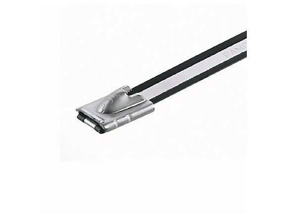 MLTC6H-LP316 Vázací ocelový pásek potažený nylonem, 7,9x521mm, AISI 316, bal. 50kusů