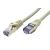ROLINE SFTP6A-1-GY propojovací kabel RJ45/RJ45, S/FTP, 1m, kat. 6A, LSOH, šedý