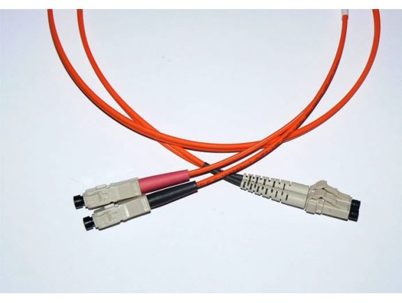 LC-SC-1-M5DL optický propojovací kabel LC-SC duplex MM 50/125um 1m