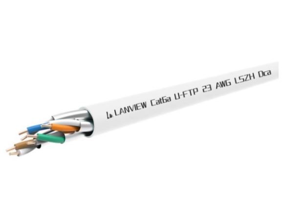 LV-C6A-UFTP-DCA-305 kabel U/FTP, kat.6A, AWG 23, Dca,s1,d2,a1, bílý, box 305m