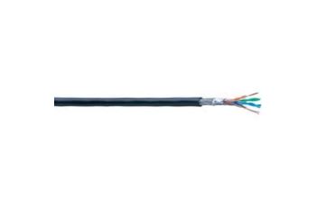 74002PU.01305 Průmyslový kabel cat.5E, SF/UTP, AWG26, licna, PUR HF plášť, IP67, cívka 305m, barva černá (1)