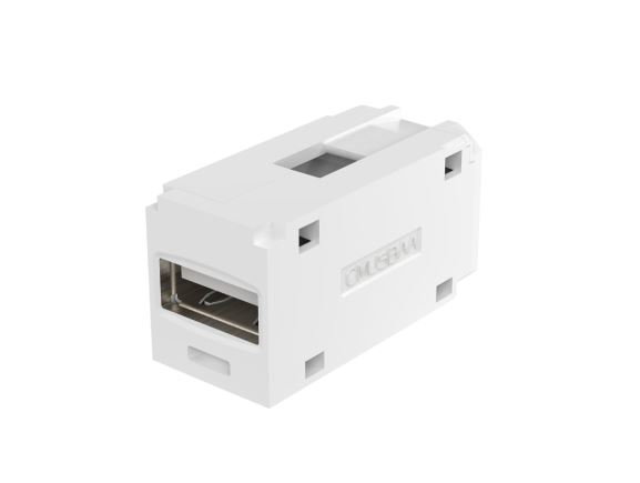 CMUSBAAWH modul MINI-COM, USB spojka, bílá
