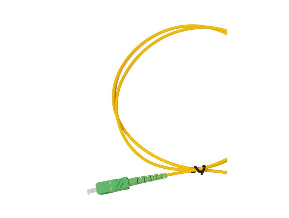 SC/A-SC/A-1-S657SL optický propojovací kabel SC/APC-SC/APC simplex SM 9/125um, G.657A.1, 3mm, žlutý, 1m