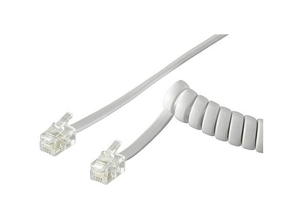 11.92.9946 propojovací kabel s konektory RJ10 4/4, kroucený, bílý, 4m