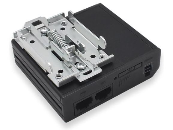 088-00267 klip na DIN lištu pro switch průmyslový Teltonika TSW100, kovový