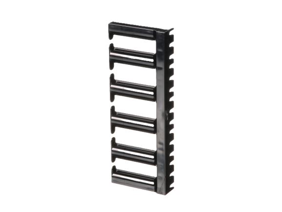 CMBRC5 Vyvazovací oko pro zachování poloměru ohybu, 84x222mm, 5U, černé