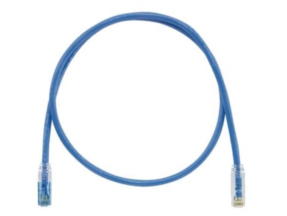 STPK6X2MBU klíčovaný propojovací kabel RJ45/RJ45, S/FTP, kat. 6A, 2m, modrý