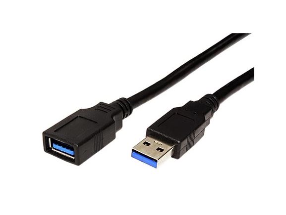 11.02.8978 propojovací kabel USB 3.0,  5Gbps, A(M)-A(F), délka 1,8m